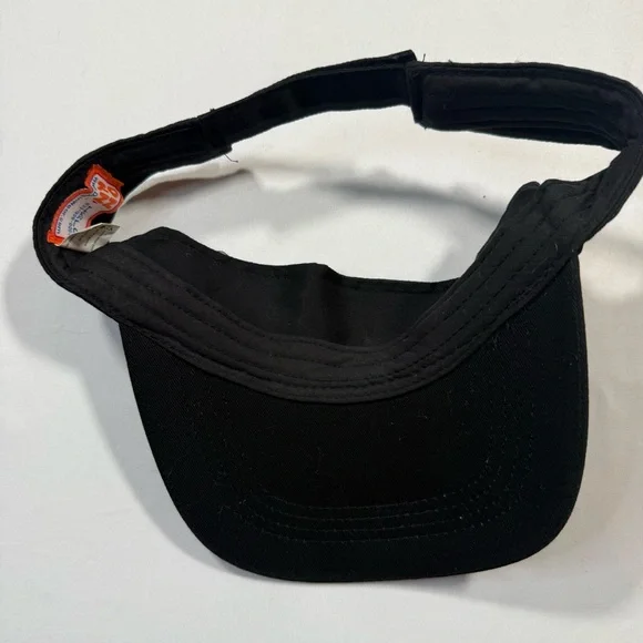 DNKN Donuts Halo Black Visor with Vibrant Orange Logo - Picture 5 of 9
